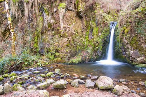 'El Chorrón' waterfall, Villamayor, Piloña municipality, Asturias, Spain photo