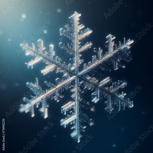 Snowflake Close-Up Wallpaper