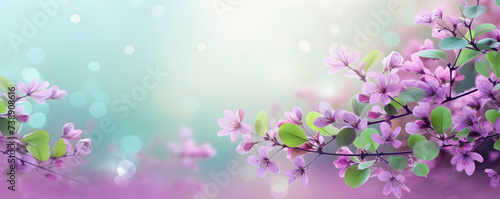 An enchanting field of delicate red flowers blooms against a soft