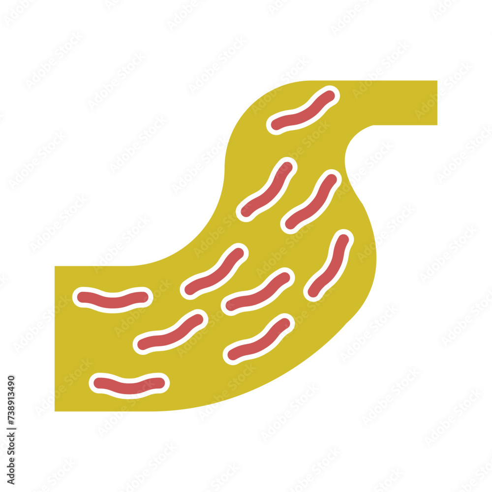 River Glyph Two Color Icon River Glyph Two Color Icon