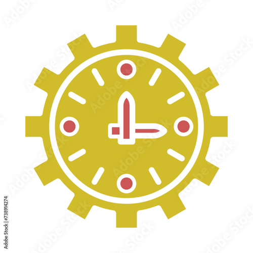 Present Glyph Two Color Icon