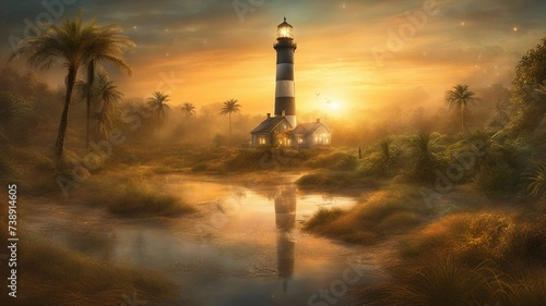 sunset over the city highly intricately detailed photograph of  Dawn s early morning mist  