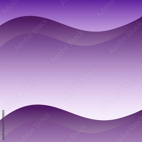 Abstract Purple background with purple and violet gradients.Smooth wavy lines in pastel colors. Vector illustration. 