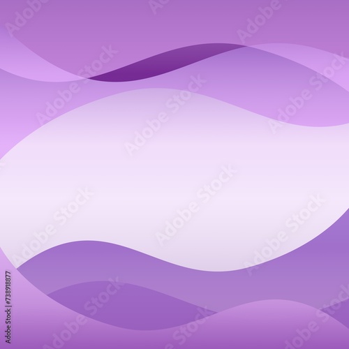 Abstract Purple background with purple and violet gradients.Smooth wavy lines in pastel colors. Vector illustration.