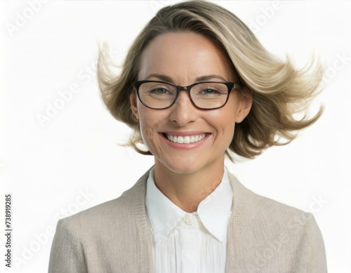 portrait of a smiling woman