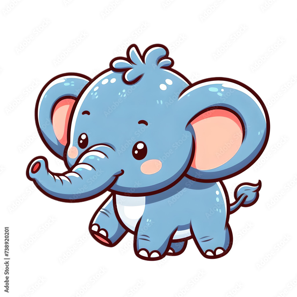Cute baby elephant 