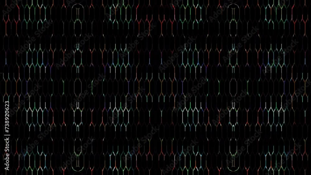 Beautiful videos that glow, shine brightly that regulate subtle movements with colorful stripes on a black background Beautiful videos that glow, shine brightly that regulate subtle movements with colorful stripes on a black background