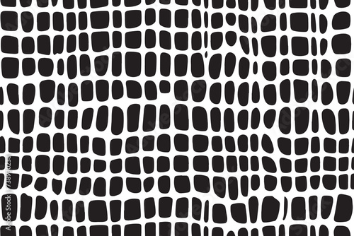 Reptile skin, Seamless animal crocodile pattern for design