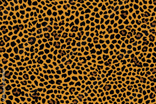 Leopard skin, Seamless animal pattern for design