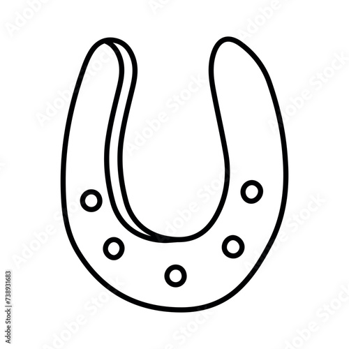 Happy horseshoe for St. Patrick's Day