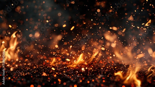 Sparkling Fire Embers