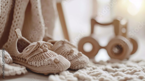 Eco-Friendly Baby Essentials: Handmade Shoes and Teethers for Newborns photo