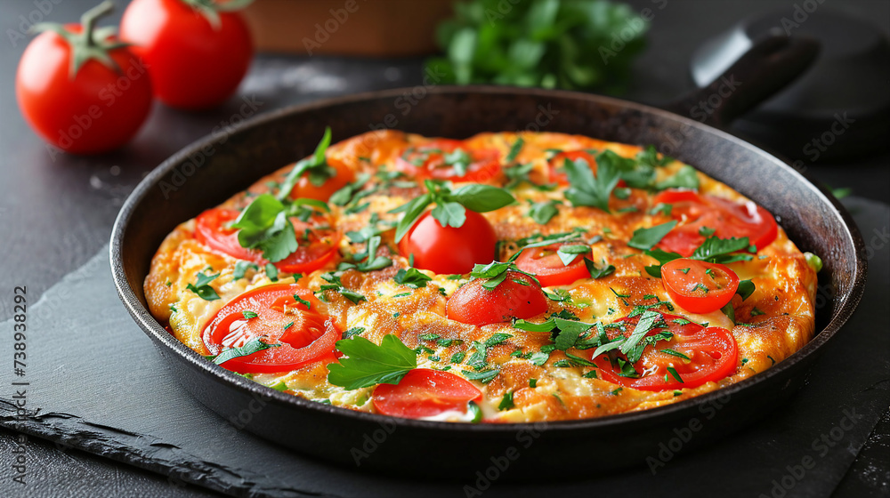 Menemen Omelette with Tomatoes and Peppers Menemen Omelette with Tomatoes and Peppers