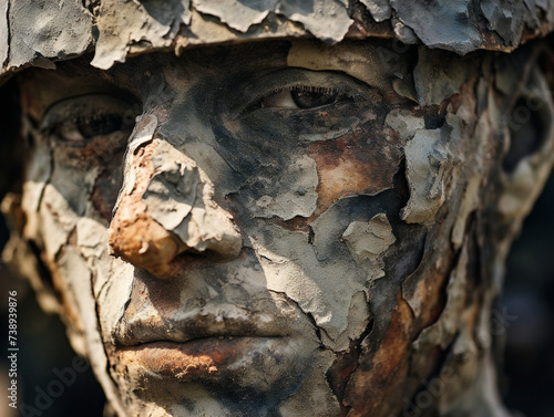 A battle-hardened soldier's face, marked with the enduring scars of war. (Assuming the intended filename is "00311_00_rl")