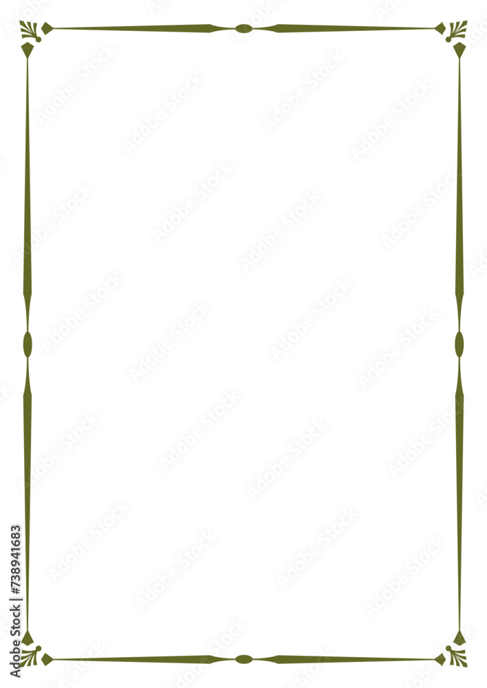 Border frame vector design template. Elegant element for your text, photo, certificate, diploma, voucher. Border frame vector design template. Elegant element for your text, photo, certificate, diploma, voucher.