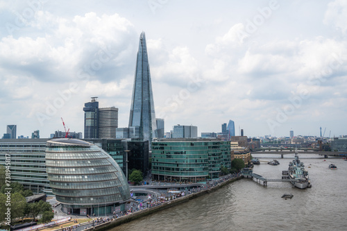 Fototapeta Naklejka Na Ścianę i Meble -  London, cityscape around Southwark, on the south bank of the River Thames near Tower Bridge
