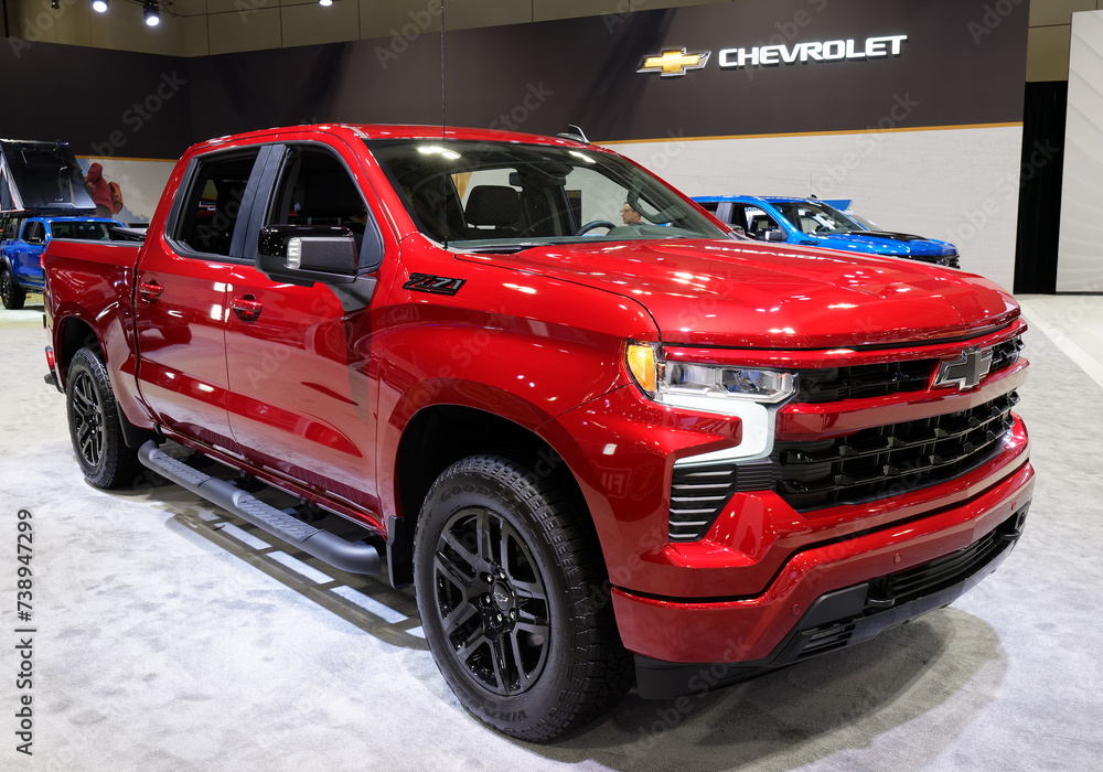 TORONTOFEBRUARY 15, 2024 Chevrolet Silverado RST new model for 2024