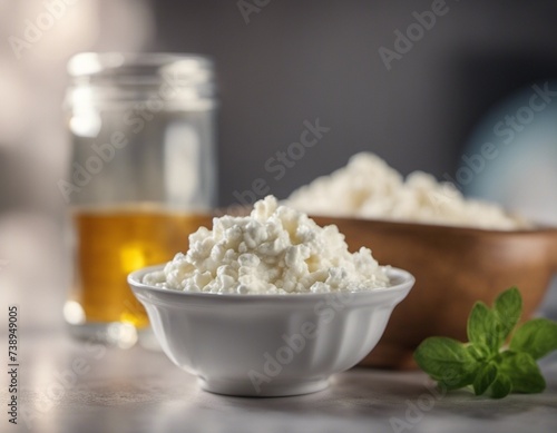 Wallpaper Mural Cottage Cheese with Olive Oil and Mint
 Torontodigital.ca