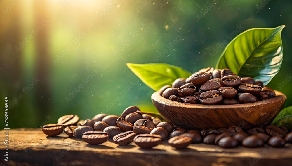 Fototapeta premium Kawa, picie kawy, codzienny rytuał