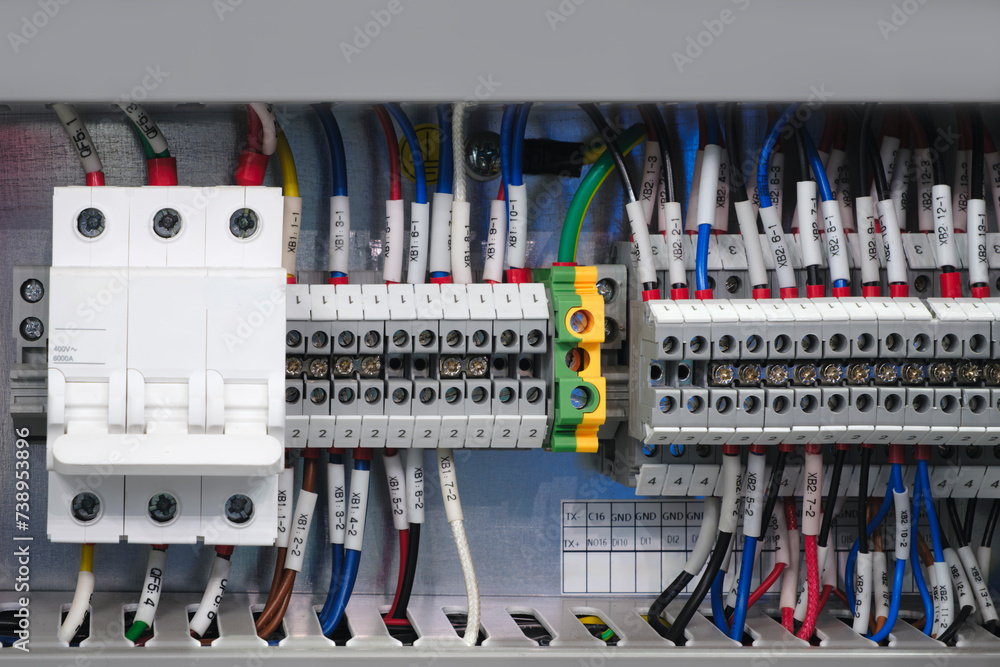new automated system of electric power supply and distribution. Electric boxes with high-voltage equipment. The scheme for supplying electric power through the main and reserve channels new automated system of electric power supply and distribution. Electric boxes with high-voltage equipment. The scheme for supplying electric power through the main and reserve channels