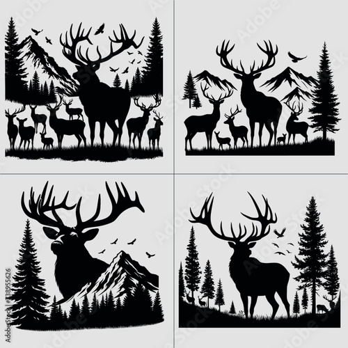 Big Buck, Whitetail Deer , Deer Hunting, Hunting SVG, Whitetail Buck, Deer Season, Hunting Design vector File