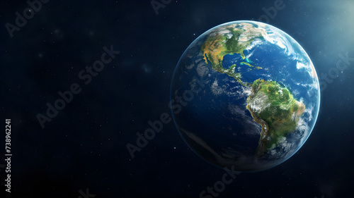 Galactic Blue Horizon   Earth s Celestial Odyssey   International Earth Day    Sun-Earth Day - Copy Space 