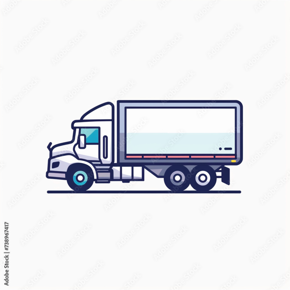 Refrigerated truck in cartoon, doodle style. Image for t-shirt, web, mobile apps and ui. Isolated 2d vector illustration in logo, icon, sketch style, Eps 10. AI Generative Refrigerated truck in cartoon, doodle style. Image for t-shirt, web, mobile apps and ui. Isolated 2d vector illustration in logo, icon, sketch style, Eps 10. AI Generative