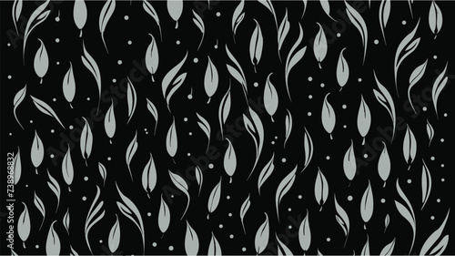 Design seamless monochrome spiral movement pattern. Beads. Vector-art illustration. Vector illustration. Fun seamless line doodle pattern. Good quality. Pencil sketch.