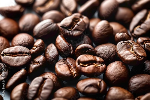 close up coffee beans background