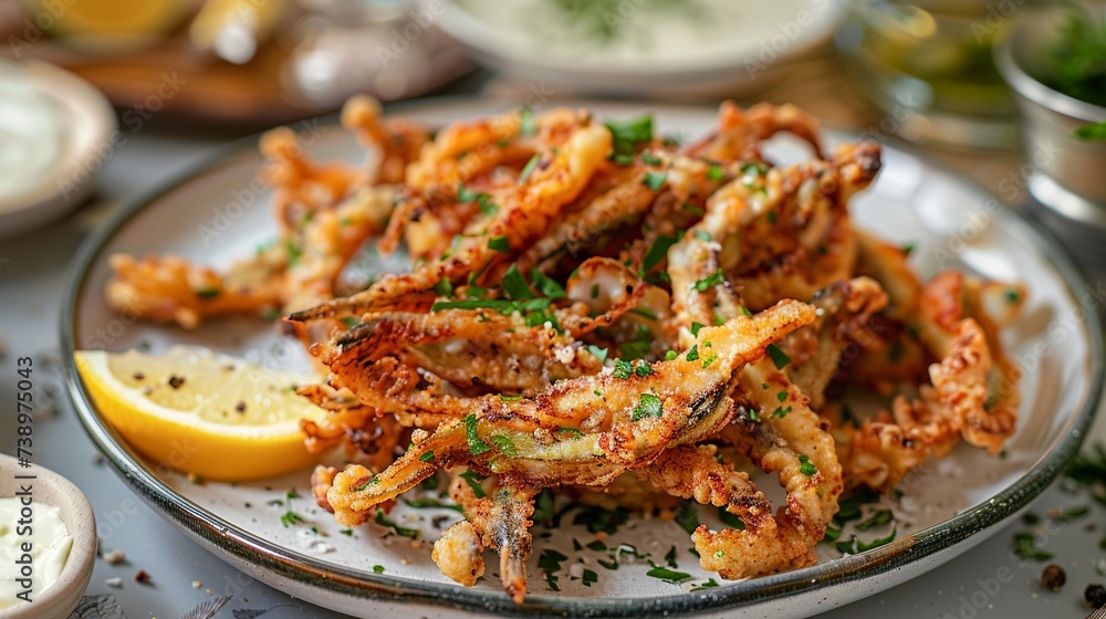 Turkish-style fried anchovies, known as Turkish-style fried anchovies, known as