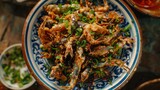 Turkish-style fried anchovies, known as 
