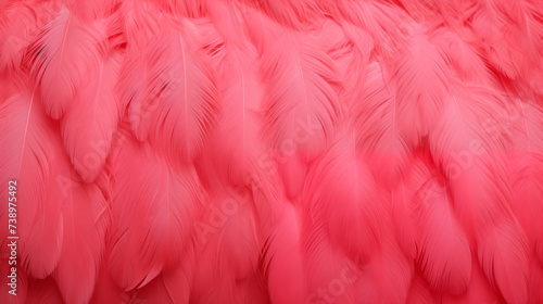 feather flamingo macro photo. texture or background.