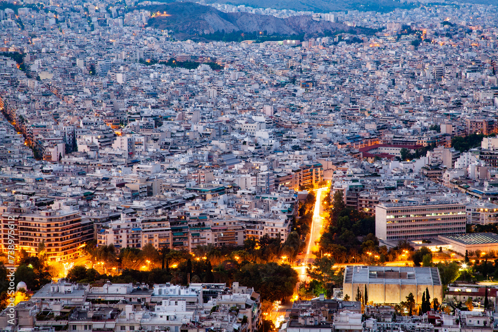 the Acropolis in Athens, Attica, Greece