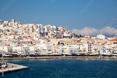 Fototapeta Naklejka Na Ścianę i Meble -  beautiful island of Syros  Greece -  travel destination - Greek islands