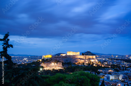 the Acropolis in Athens, Attica, Greece