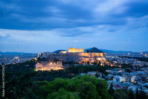 the Acropolis in Athens, Attica, Greece