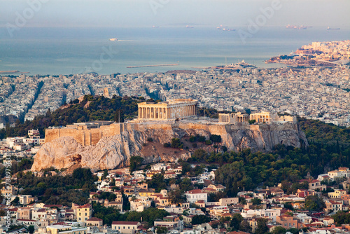 the Acropolis in Athens, Attica, Greece