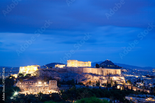 the Acropolis in Athens, Attica, Greece