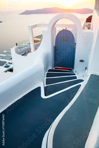beautiful island of Santorini Greece - travel destination - Greek islands