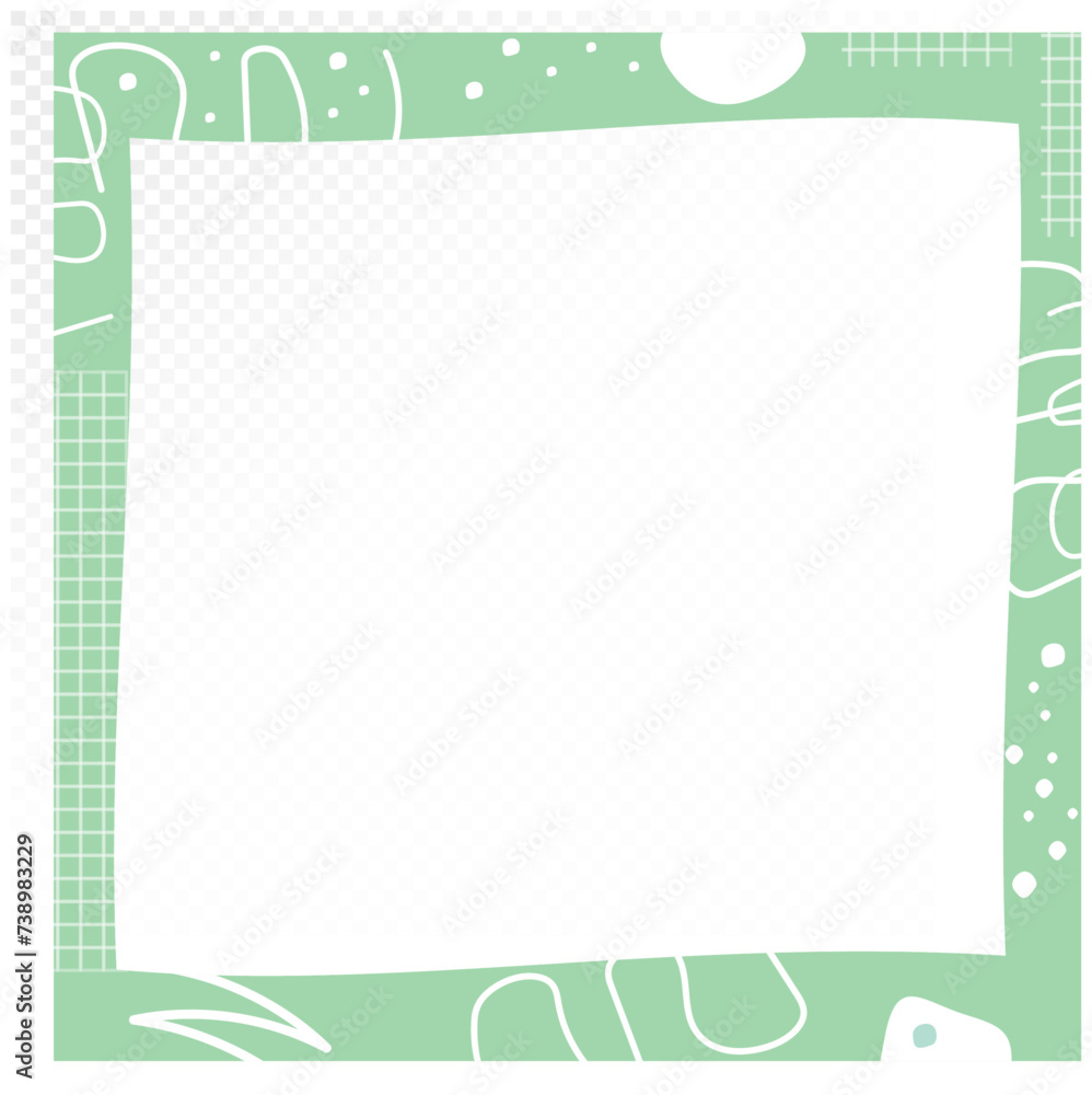 Vector frame with hand-scribbled decorative outline grid Vector frame with hand-scribbled decorative outline grid