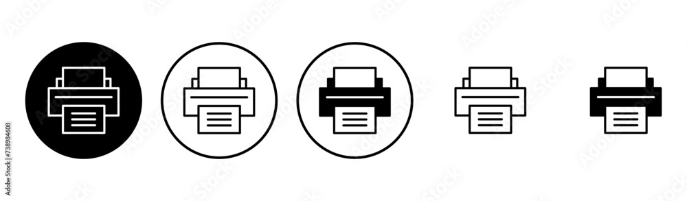 Print icon set. printer icon vector. Print icon set. printer icon vector.