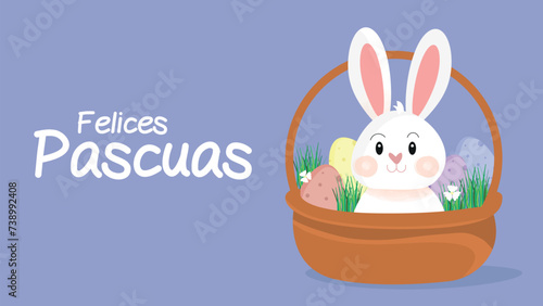 tarjeta felices pascuas
