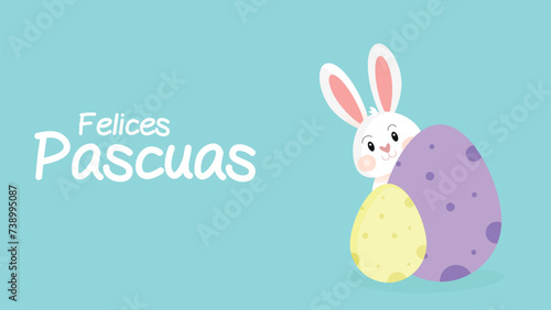 felices pascuas tarjeta