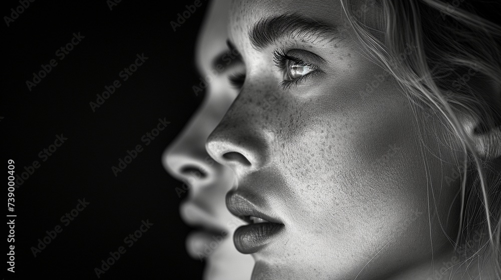 Fototapeta premium Perfect Imperfection: Authentic Beauty and Unretouched Realness