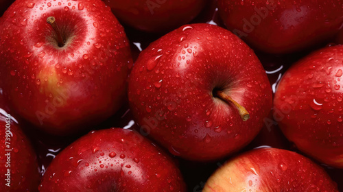 apple close up. background of fresh fruits with bright colors