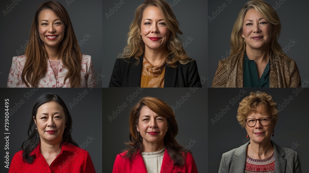 A collection of professional headshots featuring women in business attire, ideal for corporate profiles and personal branding. A collection of professional headshots featuring women in business attire, ideal for corporate profiles and personal branding.