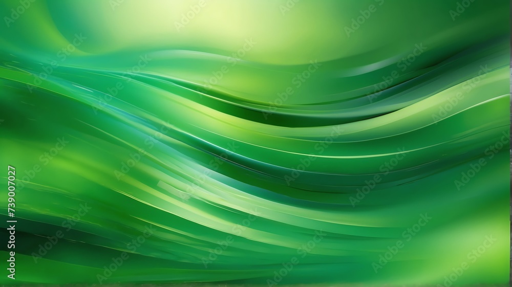 Green motion blur abstract background from Generative AI Green motion blur abstract background from Generative AI