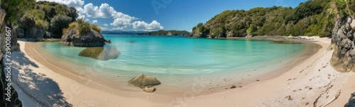 Tropical beach background. Travel background . Banner
