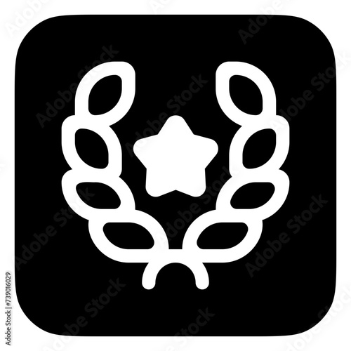 Editable award, laurel, achievement, nomination vector icon. Movie, cinema, entertainment. Part of a big icon set family. Perfect for web and app interfaces, presentations, infographics, etc