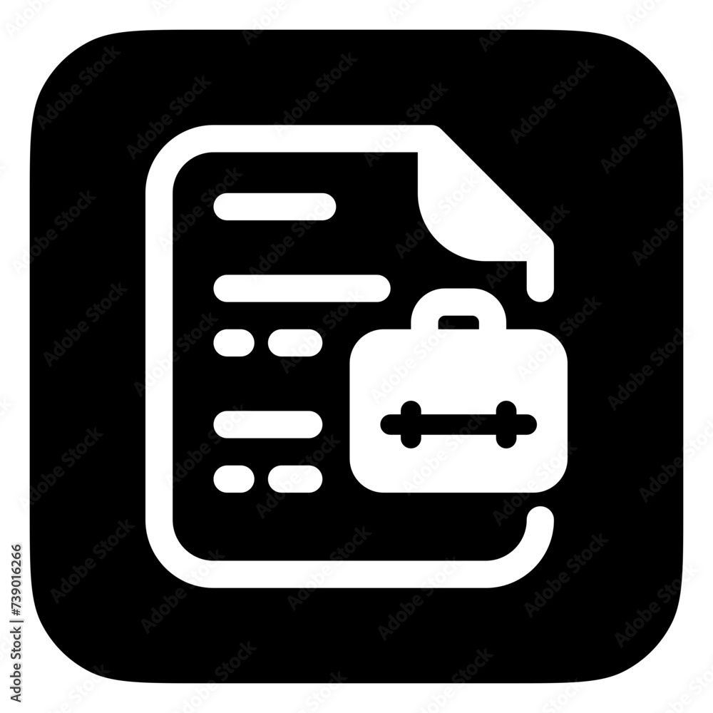 Editable resume, work, experience, portfolio, cv, file, document vector icon. Business, job, office. Part of a big icon set family. Perfect for web and app interfaces, presentations, infographics, etc Editable resume, work, experience, portfolio, cv, file, document vector icon. Business, job, office. Part of a big icon set family. Perfect for web and app interfaces, presentations, infographics, etc